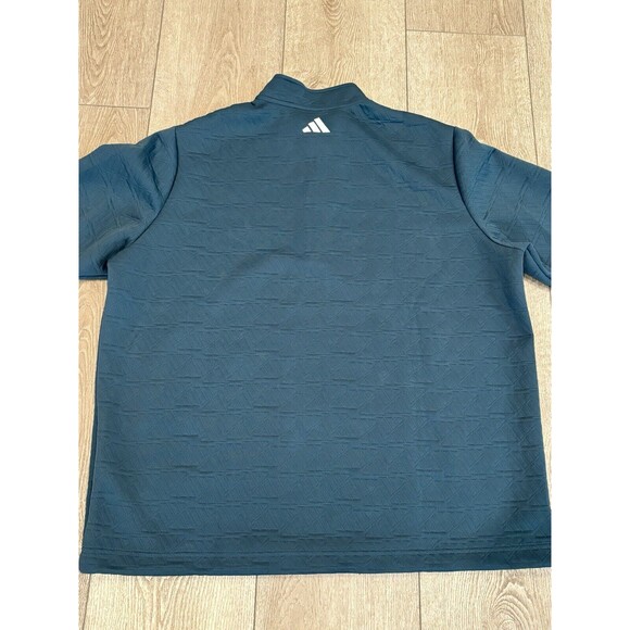 Adidas Men DWR 1/4 Zip Pullover Sweatshirt Blue Quilted Golf 2XL XXL NWT - Picture 8 of 8